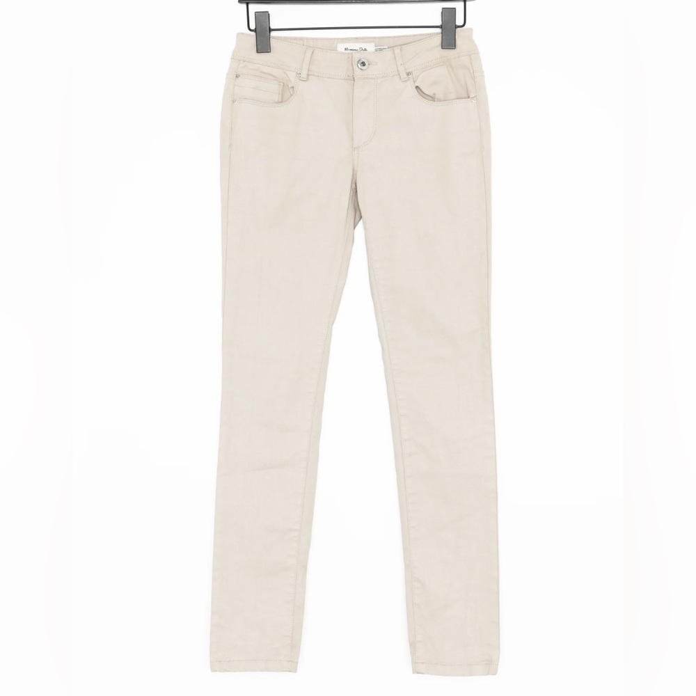 Massimo Dutti Skinny Jeans In Bone - Picture 1 of 11